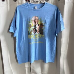 Jimmy Buffet Mens Memorial Shirt 3XL Graphic Print Cotton Tribute Band 19460